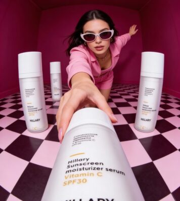 Bold Skincare Statement in Pink